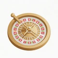 Goldenes Roulette-Rad als Icon f&uuml;r das Live Casino bei Golazzo