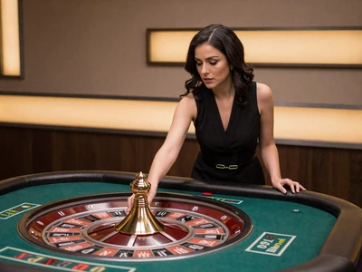 Live-Dealerin am Roulette-Tisch im Golazzo Live Casino