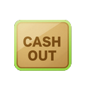 Goldener Cash-Out-Button als Icon f&uuml;r die Cash-Out-Funktion bei Golazzo
